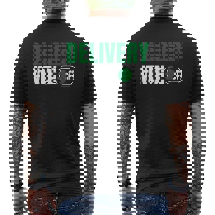 配送モードオンデリバリードライバー メンズTシャツ バックプリント