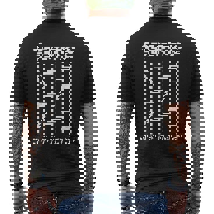 釣り 面白いtシャツ 釣りバカ あみだくじ 釣り人 メンズ おもしろ 面白い 服 海釣り 川釣り ネタ メンズTシャツ バックプリント