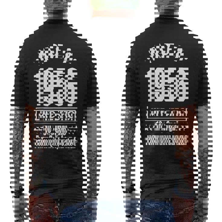 限定版 1956 誕生日 1956年 1956年生まれ メンズTシャツ バックプリント