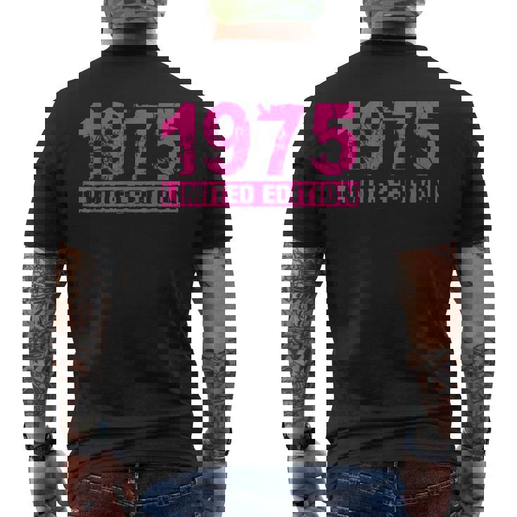 限定版 1975 誕生日 1975年 1975年生まれ メンズTシャツ バックプリント