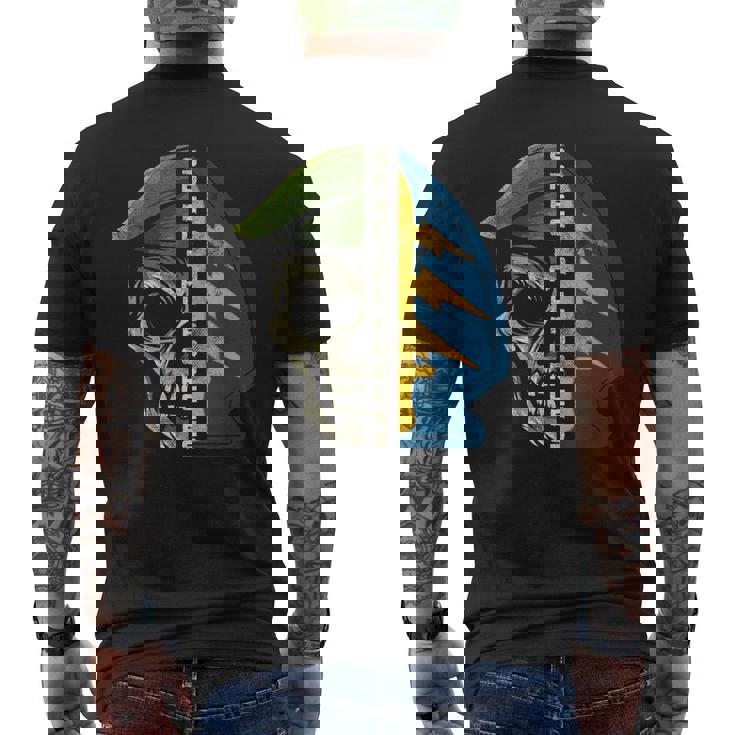 陸軍特殊部隊グリーンベレー帽スカルパッチ Oda ギフト メンズTシャツ バックプリント