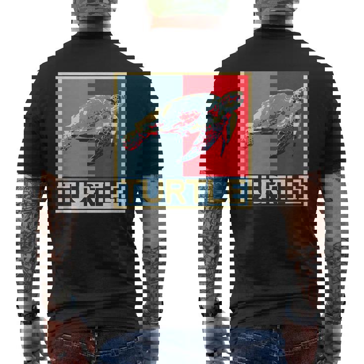 面白tシャツ 海 カメ 亀 おもしろ かわいい グッズ 服 ネタ メンズ オリジナル 夏 メンズTシャツ バックプリント