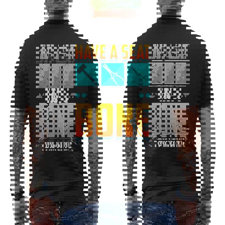 面白い 整形外科 医師 骨 整形外科 メンズTシャツ バックプリント