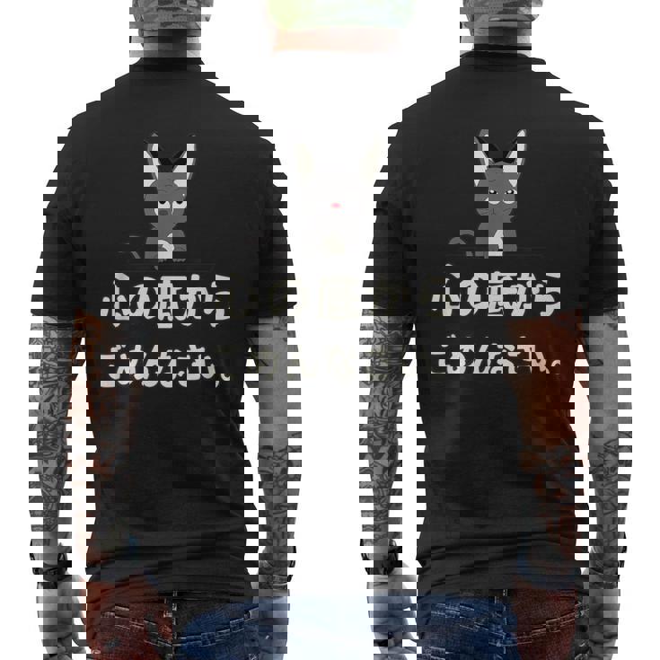 面白い 猫 文字入り 「心の底からごめんなさい。」おもしろギャグ-ジョーク 漢字 心の底からごめんなさい。 メンズTシャツ バックプリント