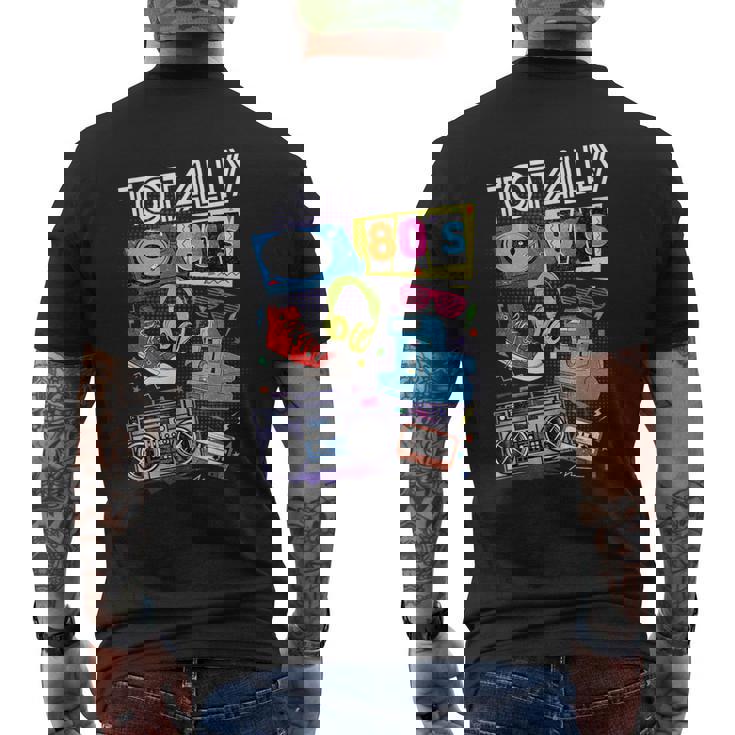 面白い80年代レトロtシャツ 1980年代パーティーギフト ターンテーブルカセット メンズTシャツ バックプリント