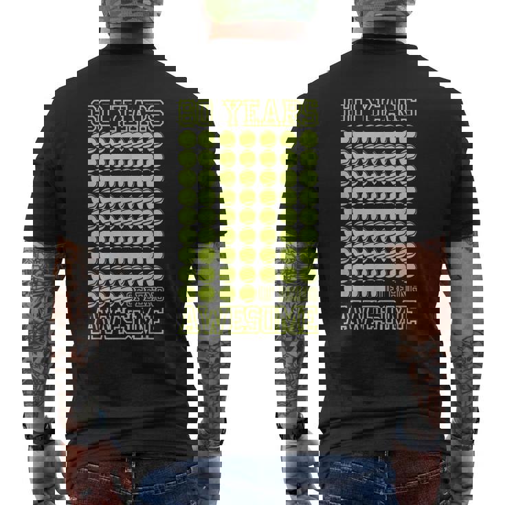 面白いtシャツ テニス 還暦祝い 60歳 父の日 テニス部 おもしろ 服 メンズ おもしろグッズ 大人 ネタ メンズTシャツ バックプリント