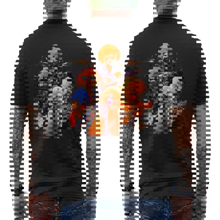 面白いtシャツ トイプードル イヌ わんこ メンズ 犬好き グッズ かわいい おもしろ 面白い 服 ネタ メンズTシャツ バックプリント