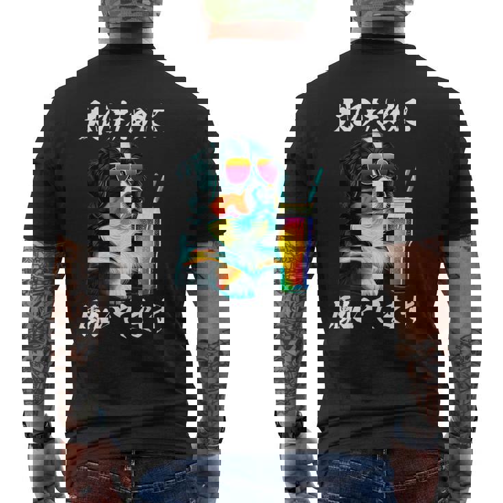 面白いtシャツ バーニーズマウンテンドッグ イヌ わんこ メンズ 犬好き グッズ おもしろ 面白い 服 ネタ メンズTシャツ バックプリント