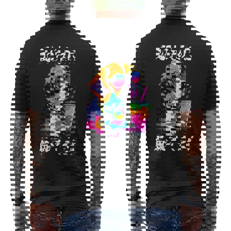 面白いtシャツ ビーグル イヌ わんこ メンズ 犬好き グッズ おもしろ 面白い 服 ネタ わんこ メンズTシャツ バックプリント