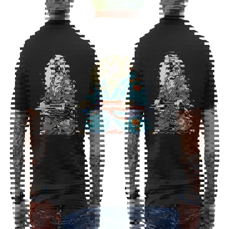 面白いtシャツ フレンチブルドッグ 浮世絵 イヌ わんこ メンズ 犬好き グッズ おもしろ 面白い 服 ネタ メンズTシャツ バックプリント