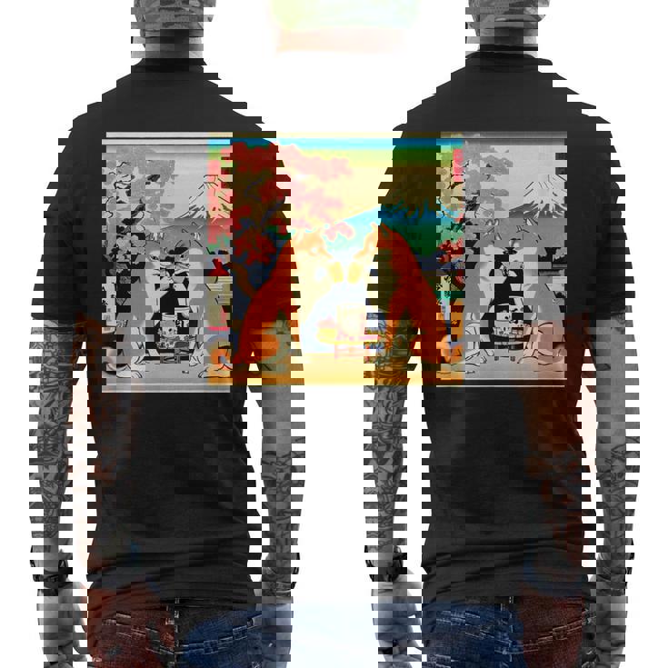 面白いtシャツ 柴犬 酒イヌ わんこ メンズ 犬好き グッズ かわいい おもしろ 面白い 服 ネタ 浮世絵 メンズTシャツ バックプリント