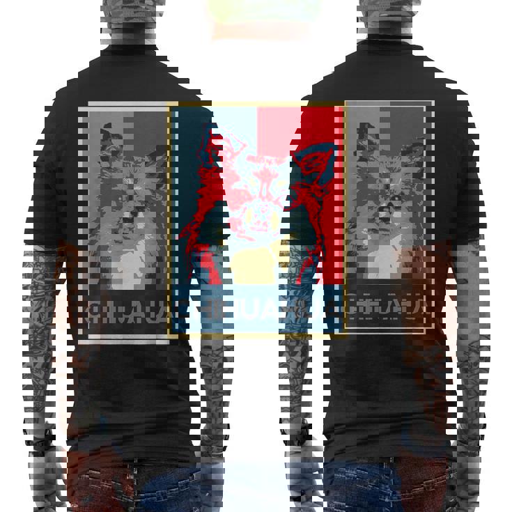 面白いtシャツ 犬 チワワ わんこ メンズ レディース オリジナル おもしろ グッズ 面白い 夏 服 ネタ メンズTシャツ バックプリント