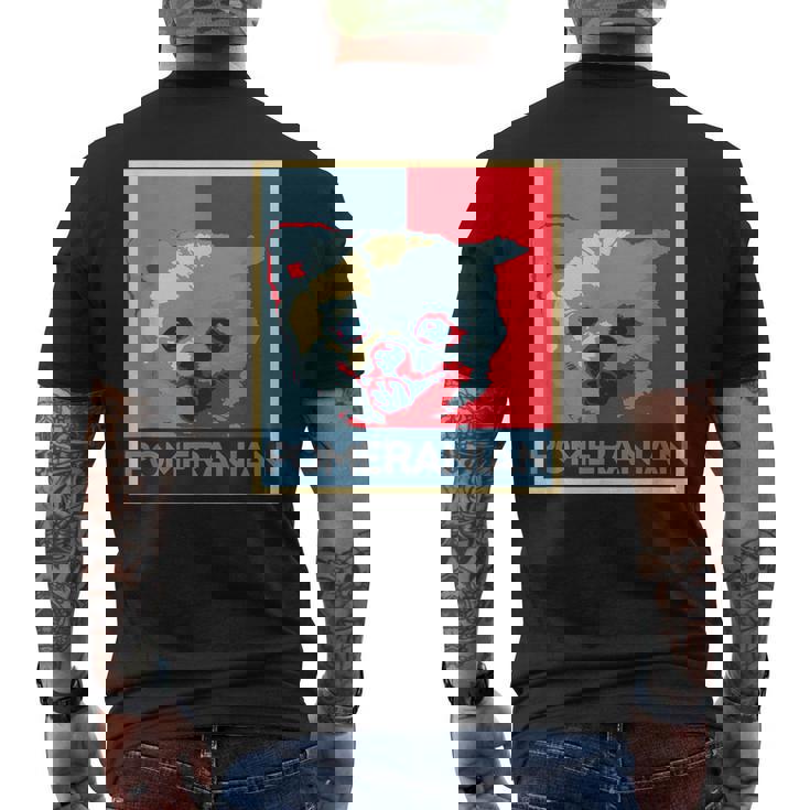 面白いtシャツ 犬 ポメラニアン わんこ メンズ レディース オリジナル おもしろ グッズ 夏 服 ネタ メンズTシャツ バックプリント