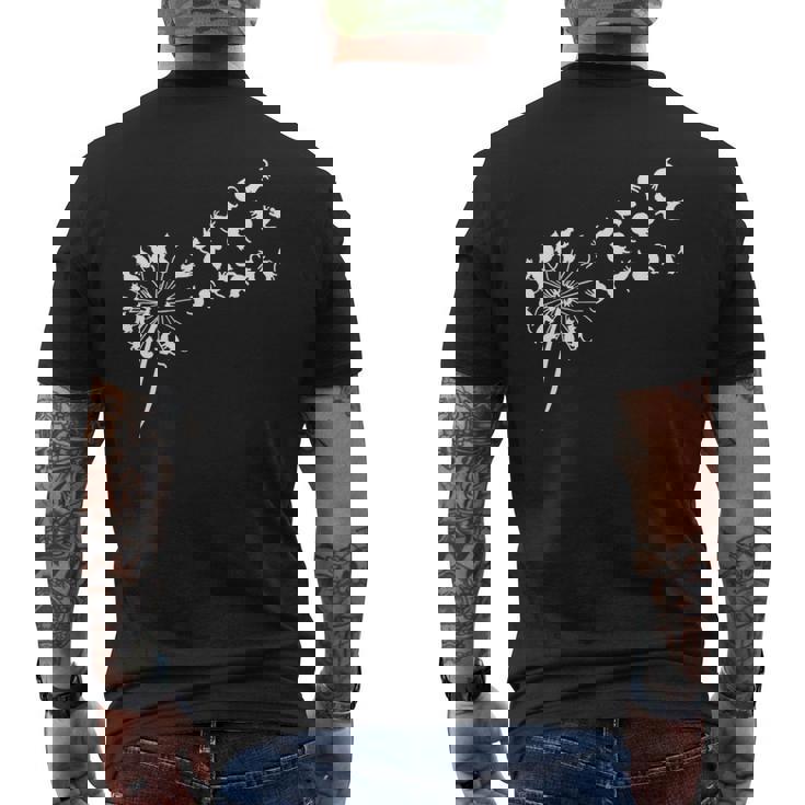 面白いtシャツ 猫 タンポポ ネコ メンズ 猫好き グッズ おもしろ 面白い 服 ネタ にゃんこ 猫の下僕 長袖tシャツ メンズTシャツ バックプリント