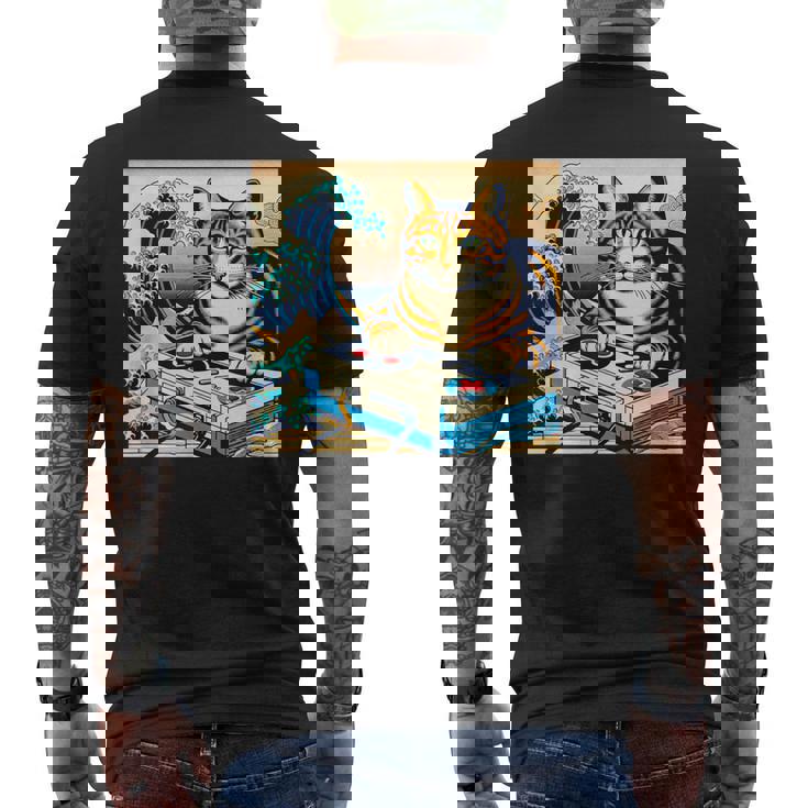 面白いtシャツ 猫 ネコ ゲーム ゲーマー メンズ 猫好き グッズ おもしろ 面白い 服 ネタ 猫の下僕 メンズTシャツ バックプリント