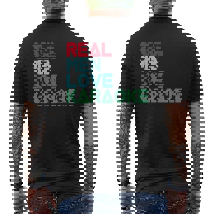 面白いカラオケ格言デザイン カラオケ バー カラオケ歌手 メンズTシャツ バックプリント