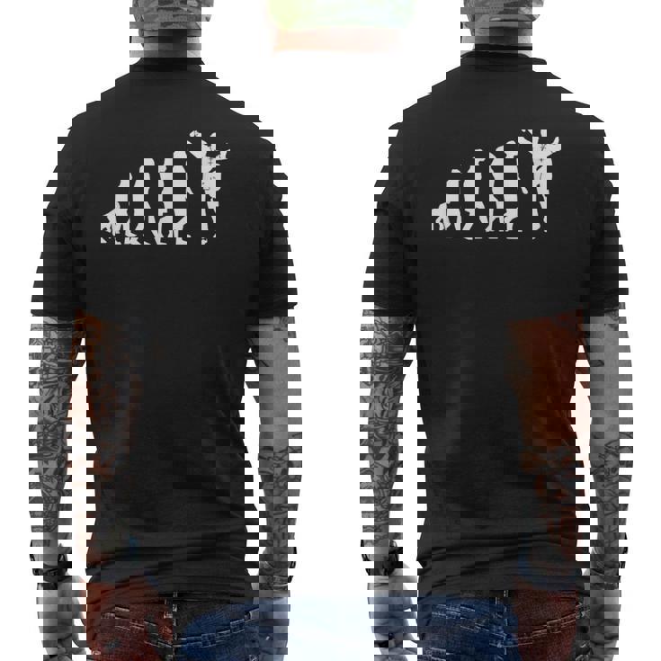 面白いカンフー太極拳進化デザイン 気功ファン用 メンズTシャツ バックプリント