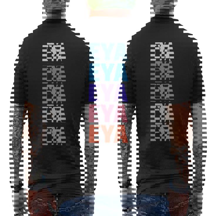 面白いギフト名 Eya 名前入り メンズTシャツ バックプリント