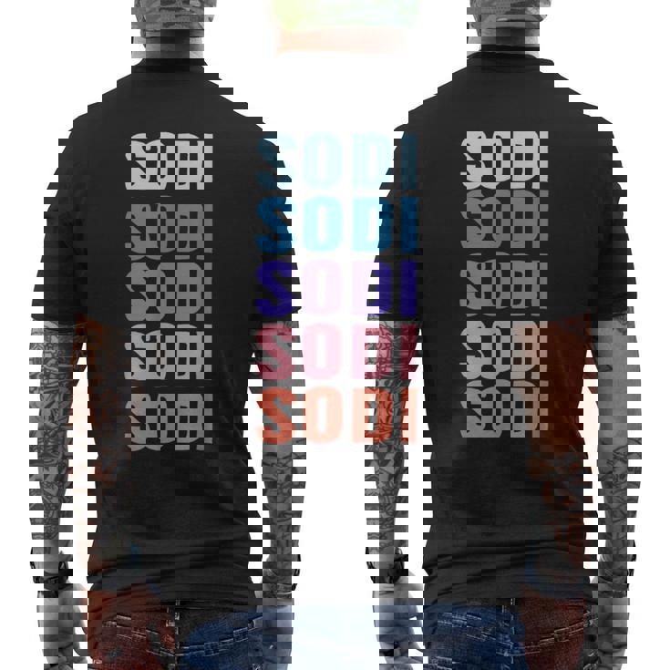 面白いギフト名odi 名前入り メンズTシャツ バックプリント