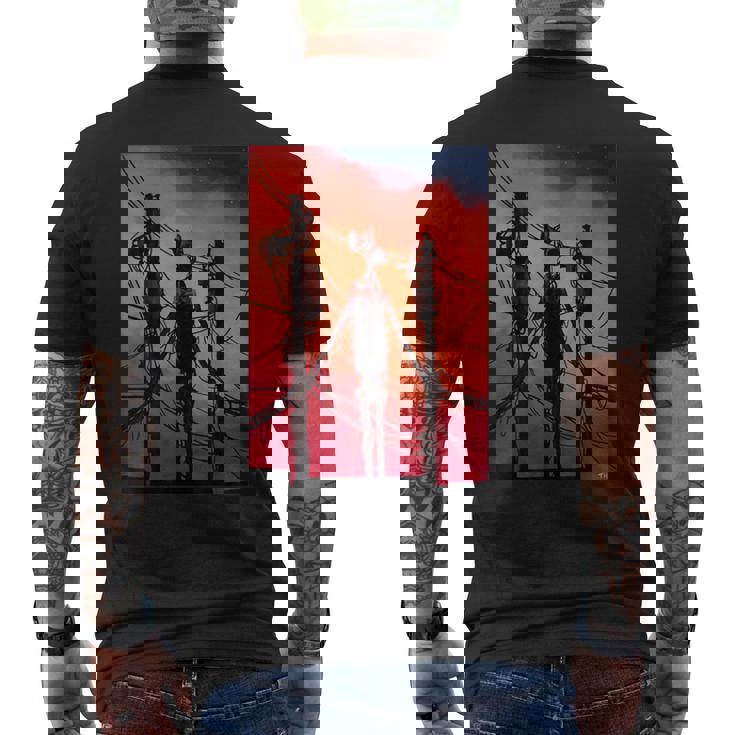 面白いダビングサイレンヘッド ヴィンテージミームキャラクター キッズギフト メンズTシャツ バックプリント