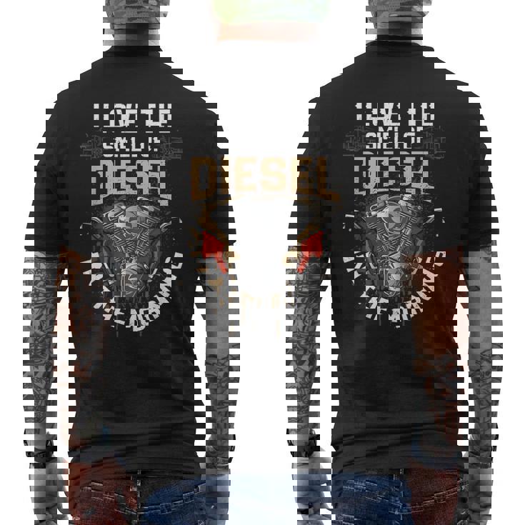 面白いディーゼルメカニックシャツ I Love Themell Of Diesel メンズTシャツ バックプリント