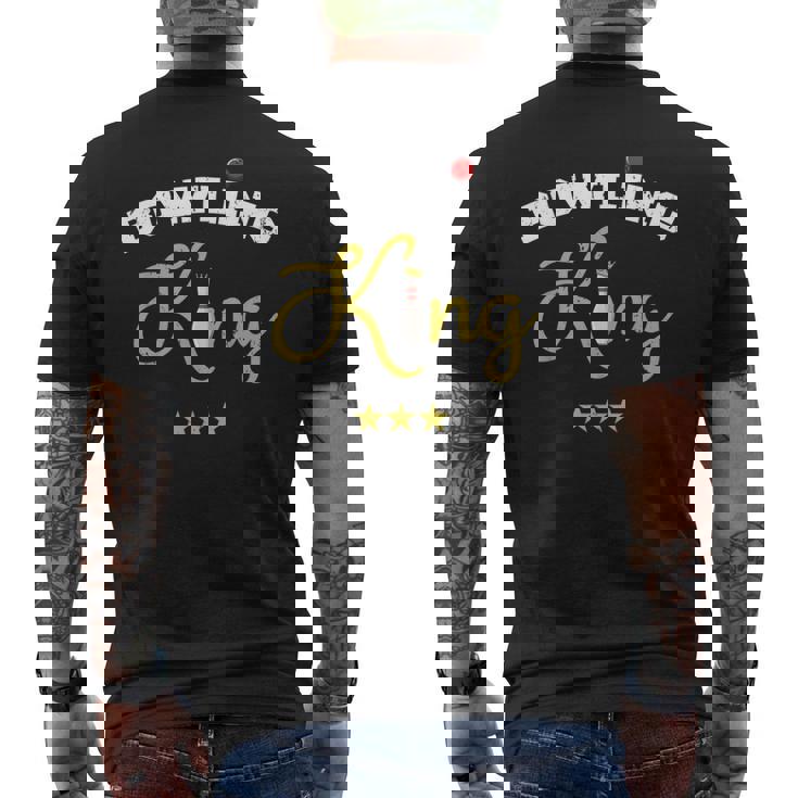 面白いボウラー ボーリング キングピン キングピン ボーリング チームギフト メンズTシャツ バックプリント