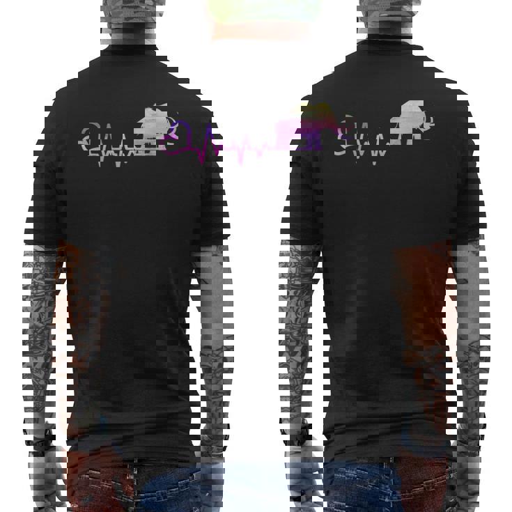 面白いマムートシャツ 先史時代のファンへのギフトに メンズTシャツ バックプリント