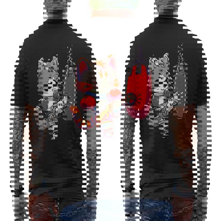 面白いムエタイ メンズTシャツ バックプリント