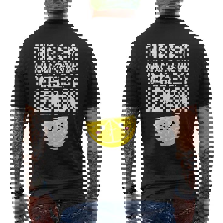 面白いレモンデザイン レモネード フルーツ愛好家 メンズ レディース キッズ メンズTシャツ バックプリント