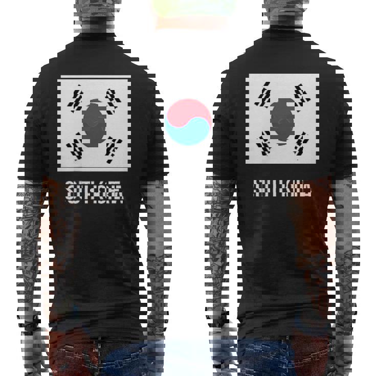 韓国国旗シャツ メンズTシャツ バックプリント