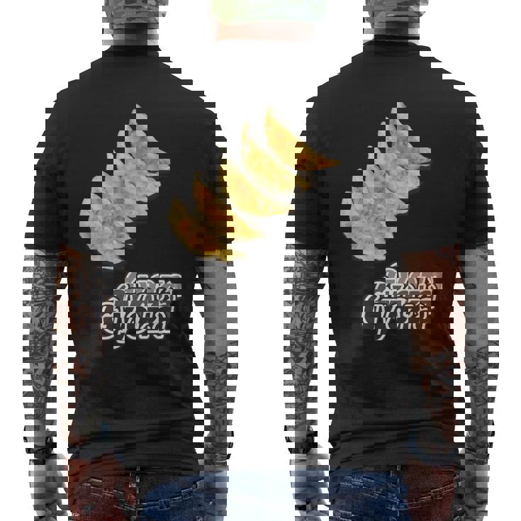 餃子 ぎょうざ Gyoza【中華 Okazu】ご飯タイム【変なtシャツ屋さん】面白い ポップ デザイン イラスト メンズTシャツ バックプリント