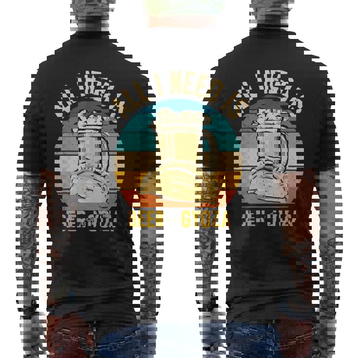 餃子 中華料理 アジアン中華鍋料理 食通 メンズTシャツ バックプリント