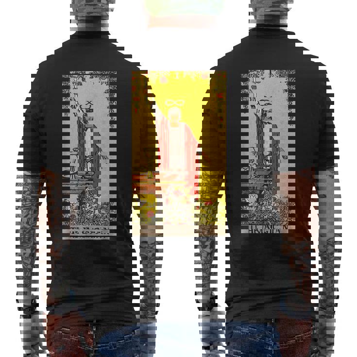 魔術師 タロットカード ナンバー1 メンズTシャツ バックプリント