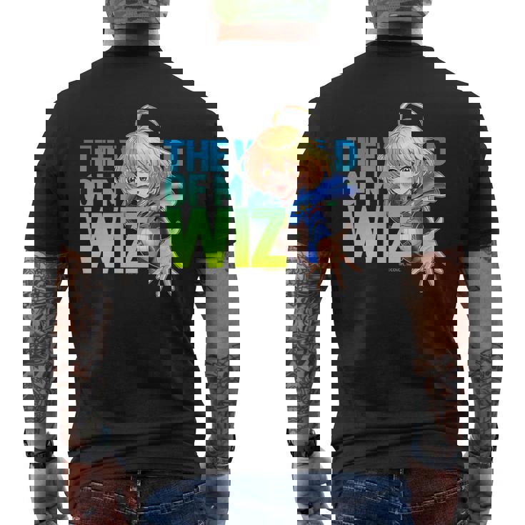 黒猫のウィズ ウィズ D メンズTシャツ バックプリント