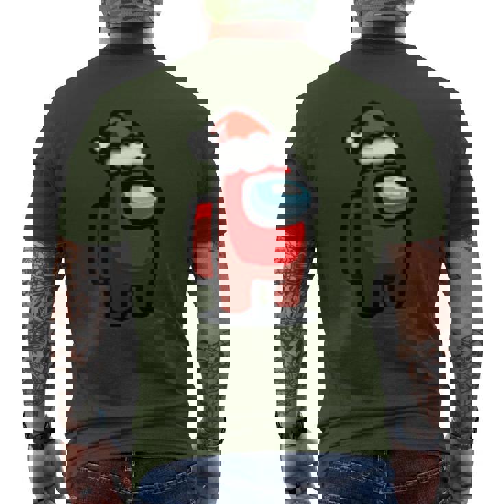 Christmas Costume Amongtars Game Us ビンテージ メンズTシャツ バックプリント