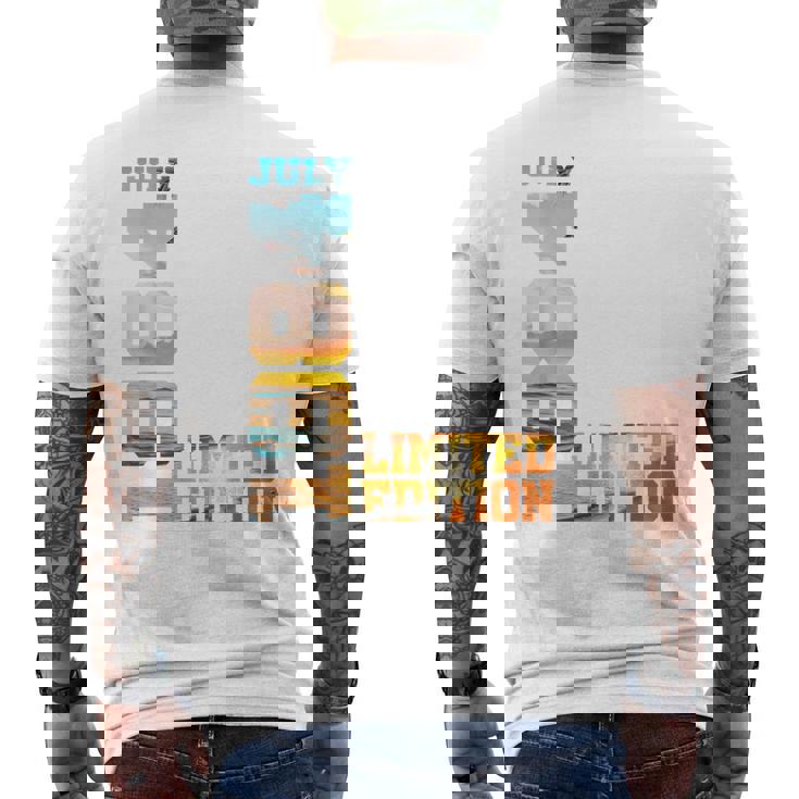 1984年7月、男性のための40歳の誕生日プレゼント メンズTシャツ バックプリント