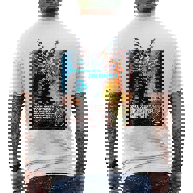 The 27 Club_Jimi Hendrix_001_Back Printed メンズTシャツ バックプリント