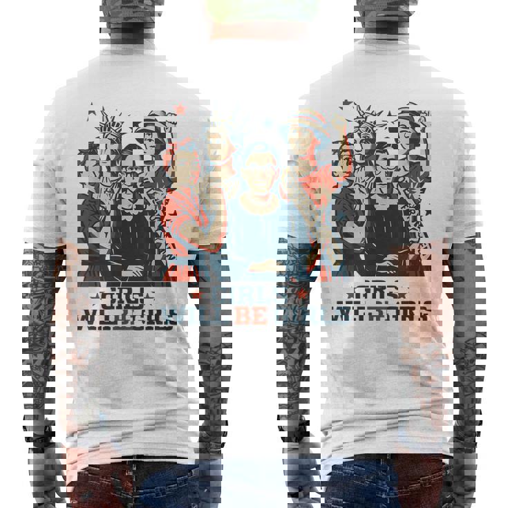 4Th Of July Toddler American Flag Classic Usa Equal Rights Men's T-shirt Back Print