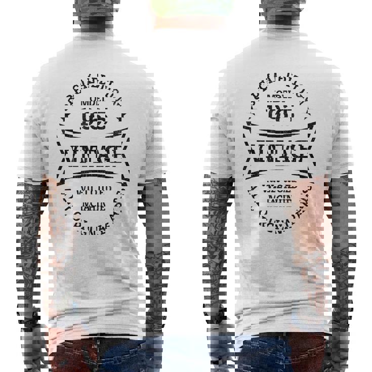 60Th Birthday 60歳 1965年生まれ ヴィンテージ 60年 メンズTシャツ バックプリント