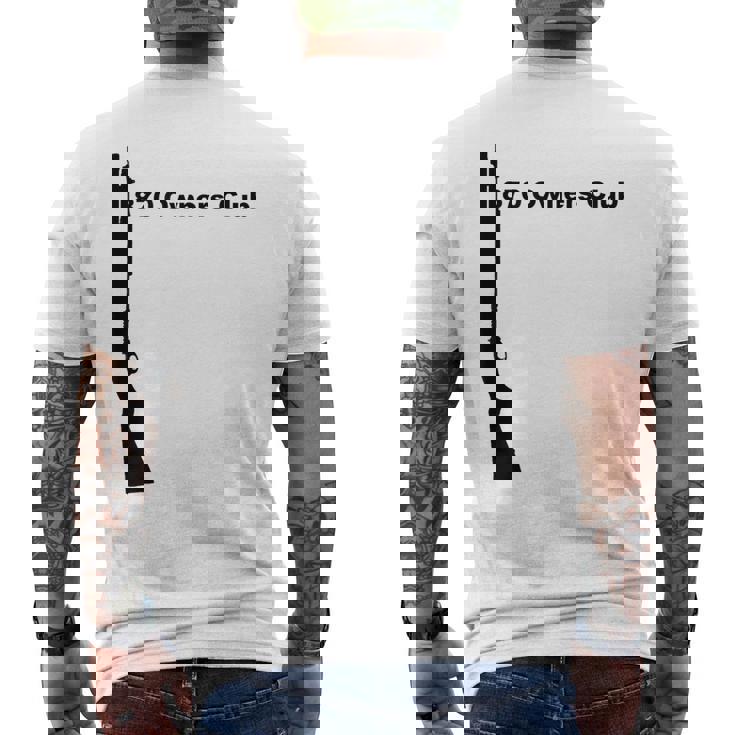 870 Owners Club シャツ Remington ショットガン 12ゲージ モスバーグ メンズTシャツ バックプリント