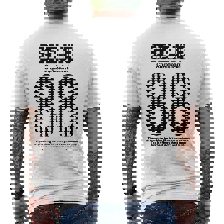 88歳 米寿祝い 長寿祝い おもしろ 米寿 長袖tシャツ メンズTシャツ バックプリント