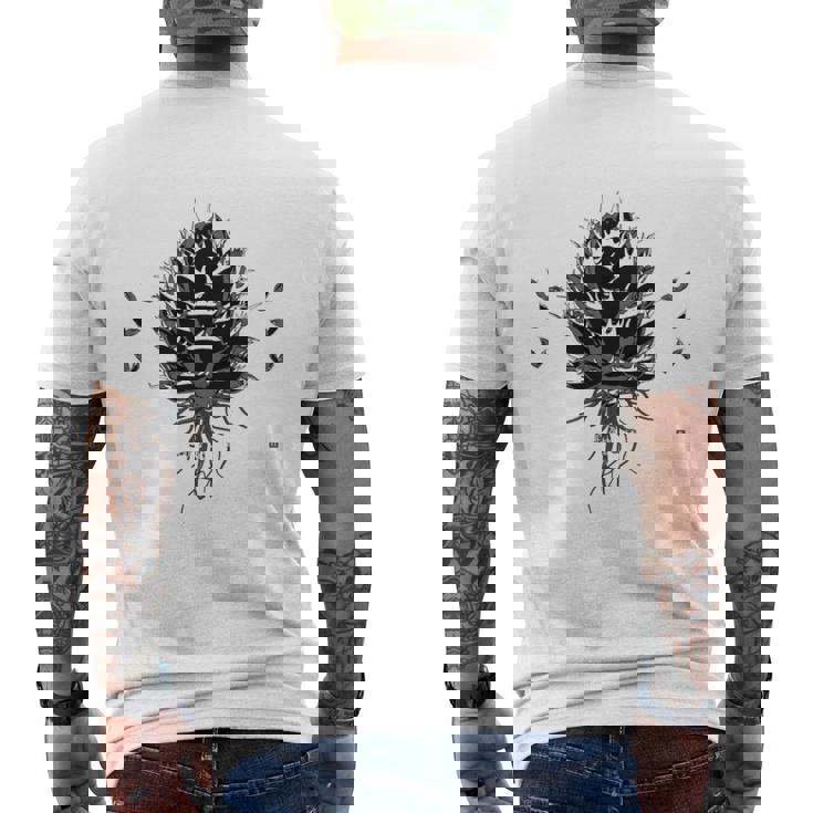 Agave Titanota【アガベ品質管理人】白鯨 ボタニカル 長袖tシャツ メンズTシャツ バックプリント