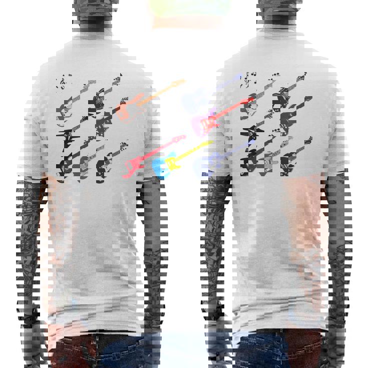 All Guitars Matters-エレキギターブルースジャズファンクロック メンズTシャツ バックプリント