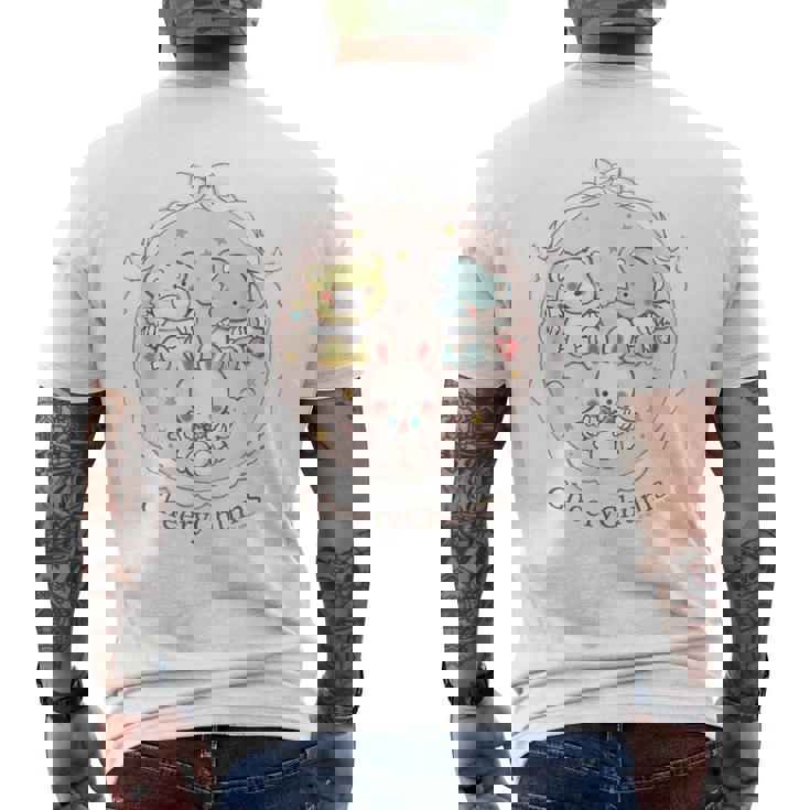 Amazon限定デザイン チアリーチャム エンジェル メンズTシャツ バックプリント