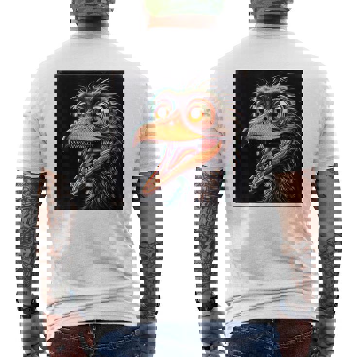 Archaeopteryx シャツ 面白い Dinousar ジュラシックプレデターファン メンズTシャツ バックプリント