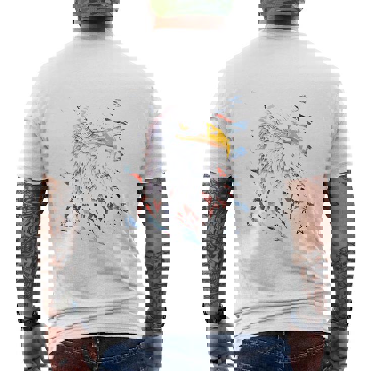 Atoka Tn 愛国的なイーグル アメリカ国旗 アンティーク調デザイン 長袖tシャツ メンズTシャツ バックプリント