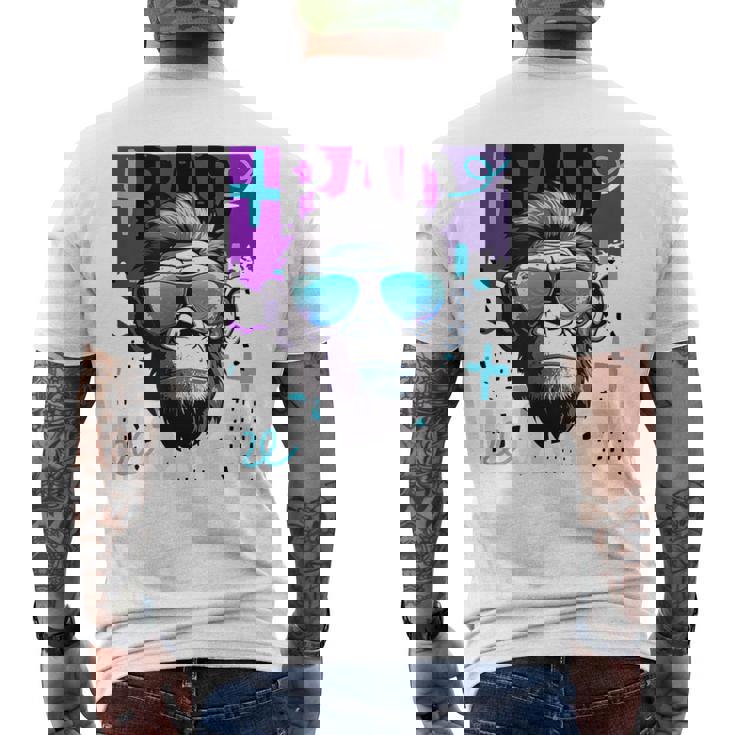 Bad Monkey Monkey メンズTシャツ バックプリント