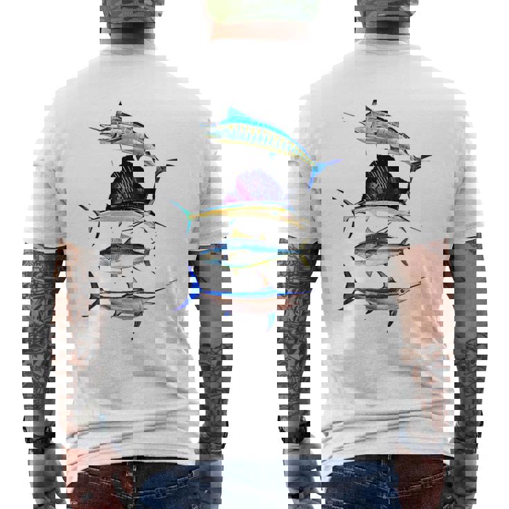 Big Deepea スポーツフィッシュ カジキ 太刀魚 カジキ マグロ メンズTシャツ バックプリント