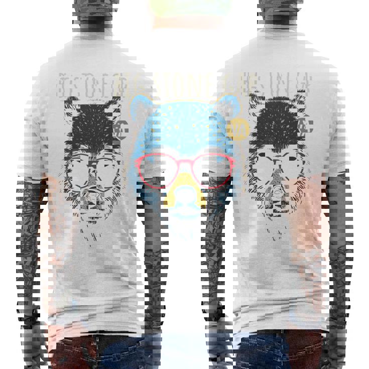Bigtone Gapirginia Cool Bear サングラスデザイン 長袖tシャツ メンズTシャツ バックプリント