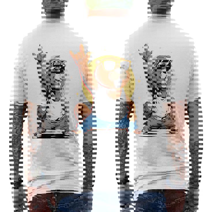 Bober Rock Music メンズ 子供 レディース Bobr Bòbr 水フランネル メンズTシャツ バックプリント